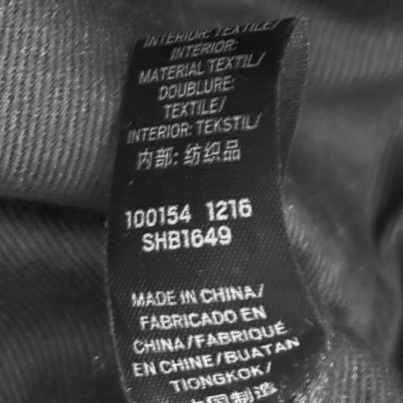 Fossil Woven Black/White Key Crossbody Purse Bag Minimalist Office Careerwear - Picture 11 of 12